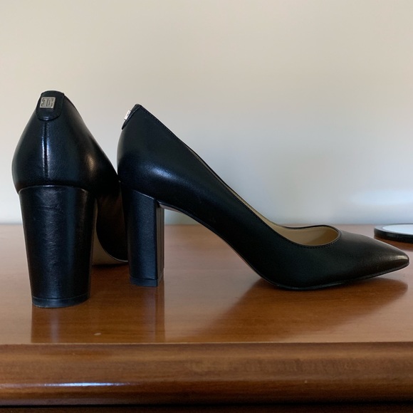 Ivanka Trump Shoes - Black chunky block heel pumps by Ivanka Trump